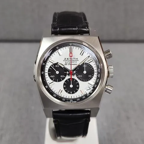 Zenith El Primero Chronomaster 03.A384.400/21.C815 37mm Stainless steel White