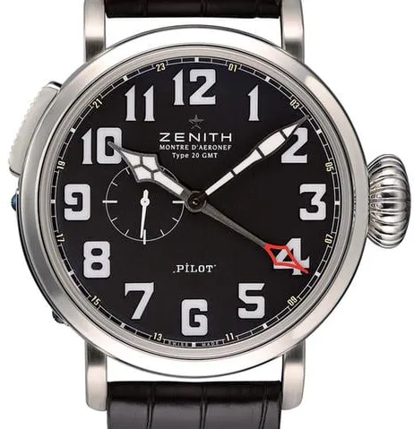 Zenith Pilot Type 20 GMT 03.2430.693/21.C723 48mm Steel Black