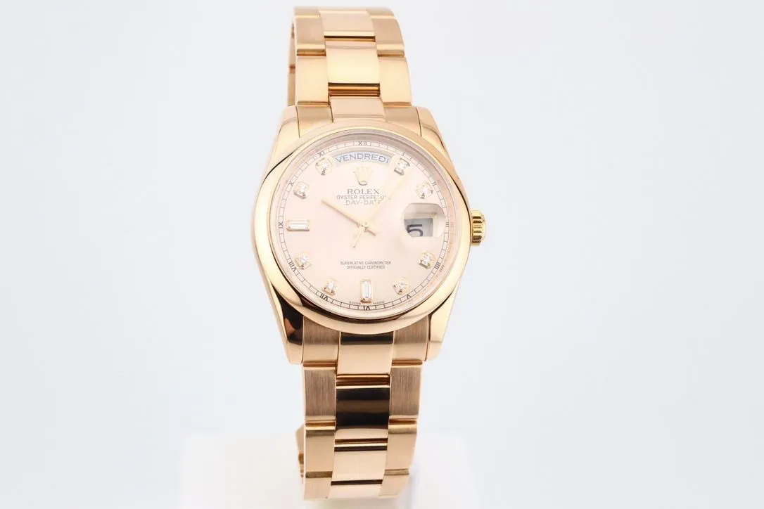 Rolex Day-Date 36 118205 36mm Rose gold Rose