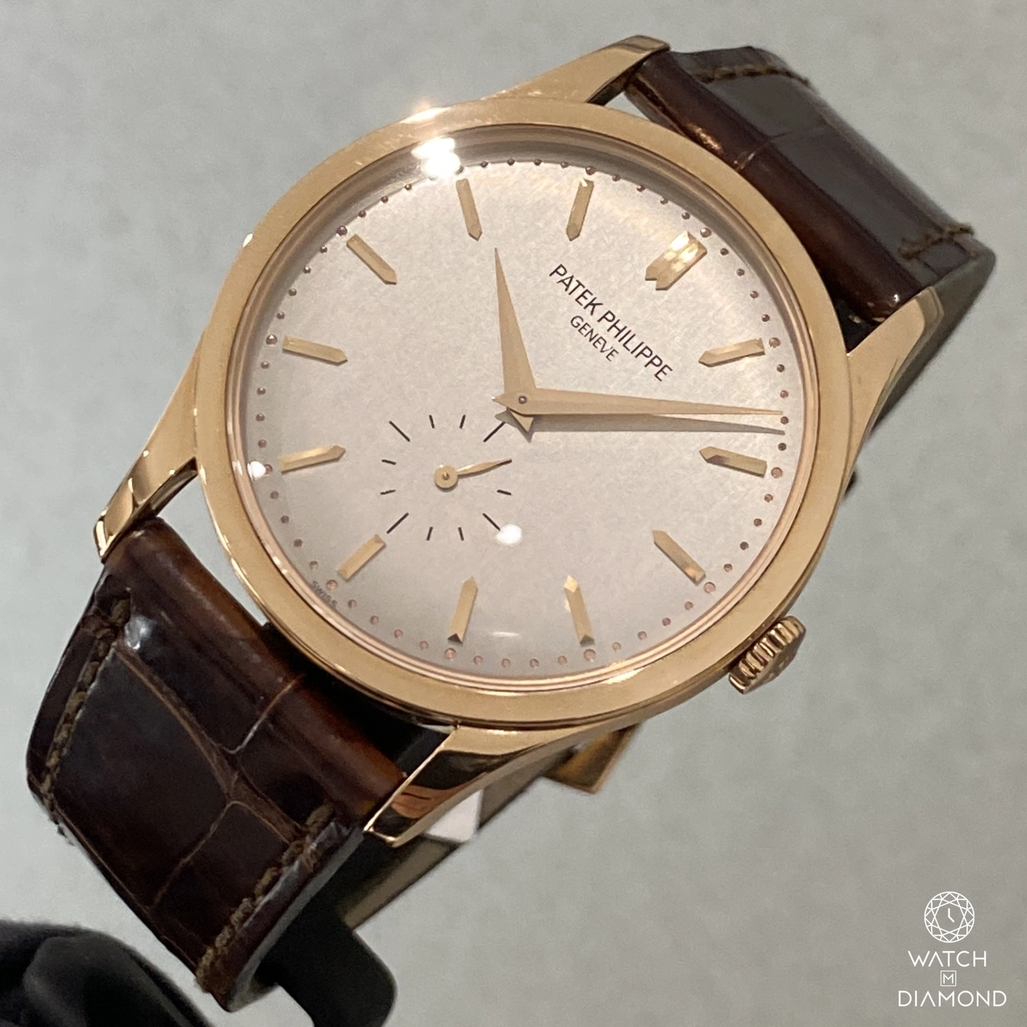 Patek Philippe Calatrava 5196R 37mm Oro rosa Silver