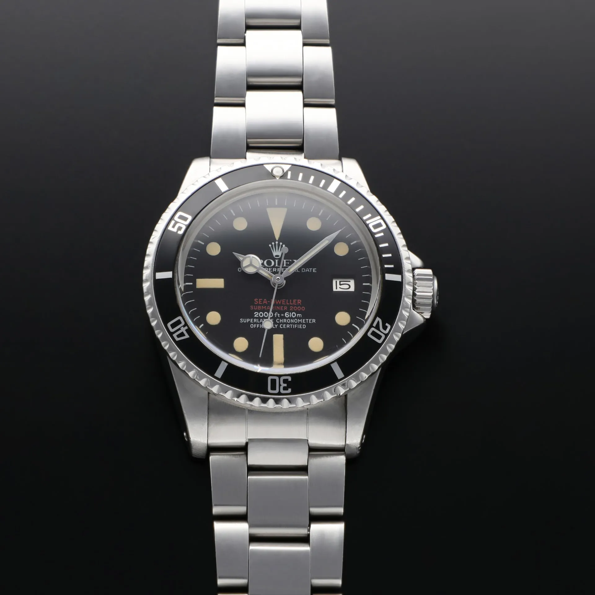 Rolex Sea-Dweller 1665 40mm Stainless steel Black