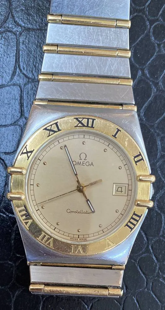 Omega Constellation 33mm Yellow gold and stainless steel