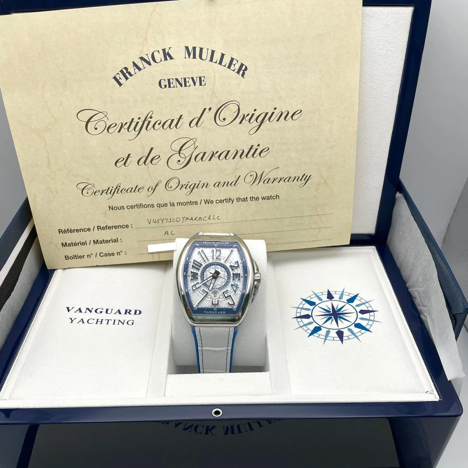 Franck Muller Vanguard V45YTSCDTMMARACAC 45mm Stainless steel White 6