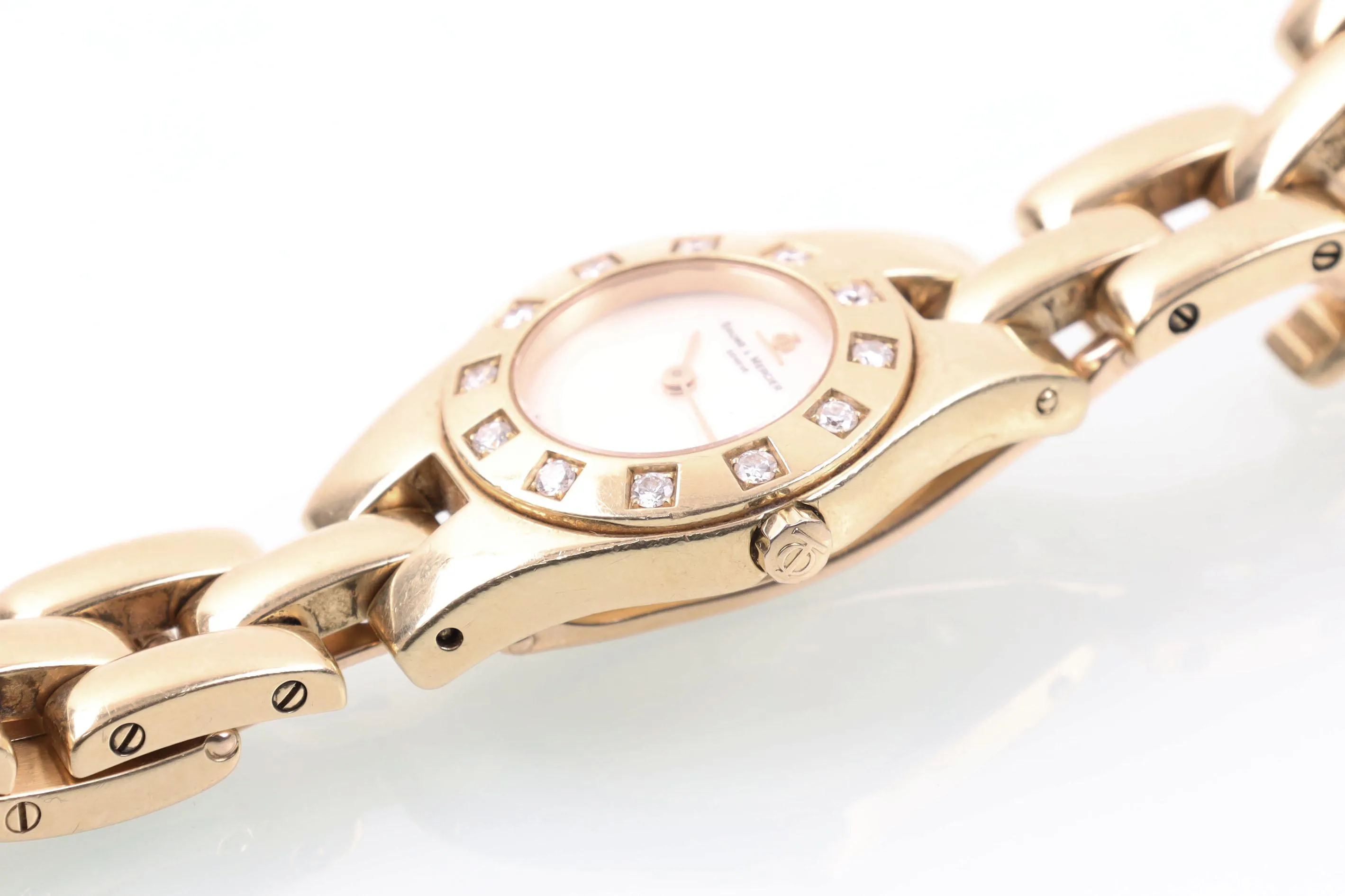 Baume & Mercier 22mm Yellow gold and Diamond 2