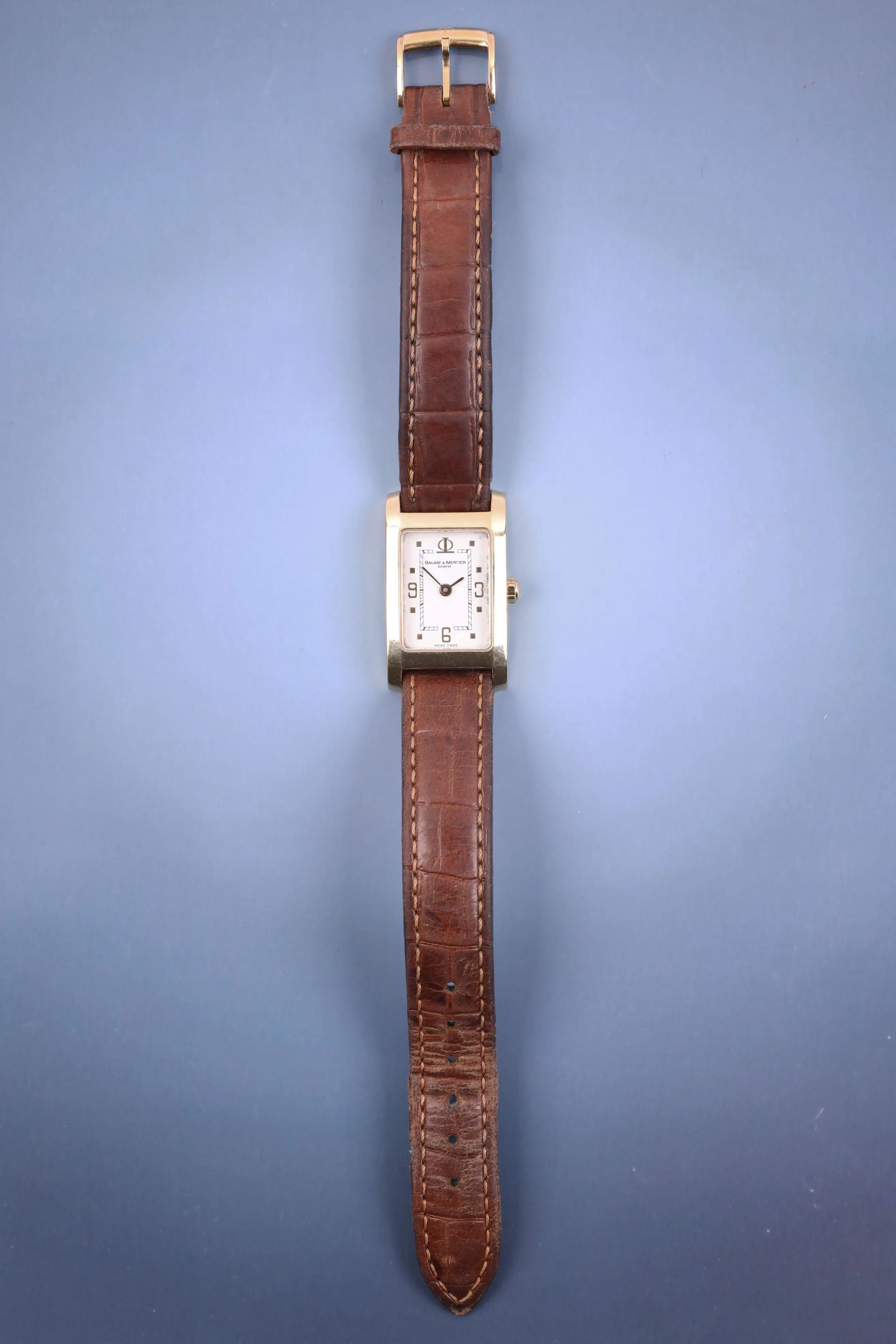 Baume & Mercier 22mm Yellow gold White 1