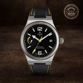 Tudor North Flag 91210N 40mm Acciaio Nero