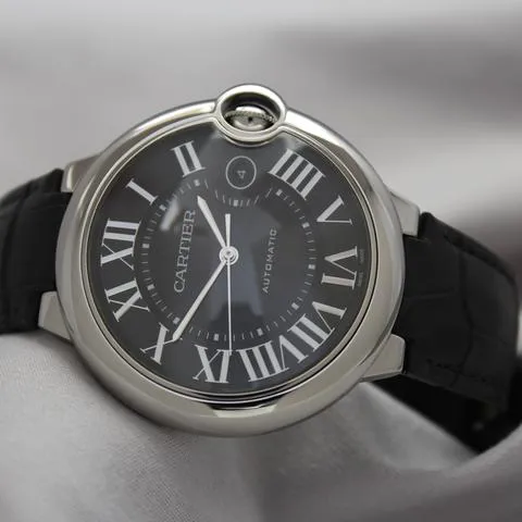 Cartier Ballon Bleu 42mm W6920042 42mm Stainless steel Black