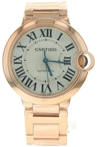 Cartier Ballon Bleu 36mm 36mm Rose gold Silver