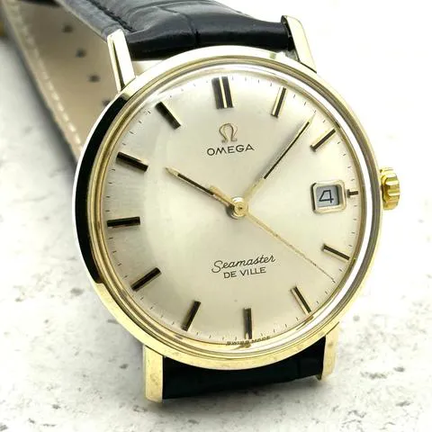 Omega Seamaster De Ville 136.020 34mm Yellow gold and stainless steel Silver