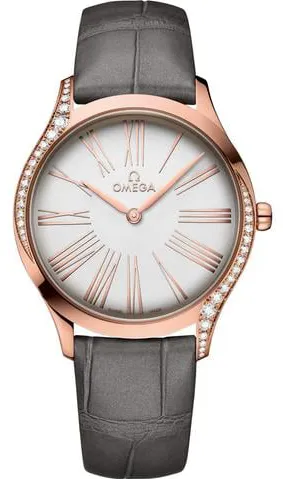 Omega De Ville 428.58.36.60.02.001 36mm Rose gold Silver