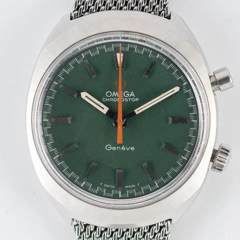 Omega Genève 145.009 35mm Stainless steel Green