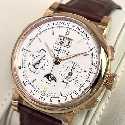 A. Lange & Söhne Datograph 410.032 41mm Rose gold Silver