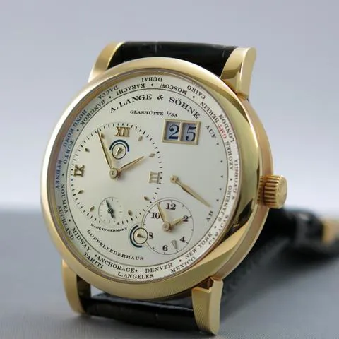 A. Lange & Söhne Lange 1 116.021 42mm Yellow gold Silver 14