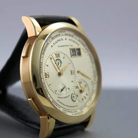 A. Lange & Söhne Lange 1 116.021 42mm Yellow gold Silver 9