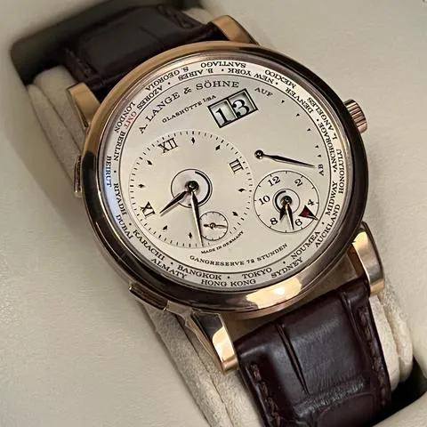 A. Lange & Söhne Lange 1 136.032 42mm Rose gold Silver 4