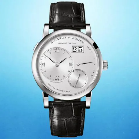 A. Lange & Söhne Lange 1 191.025 38.5mm Platinum Silver