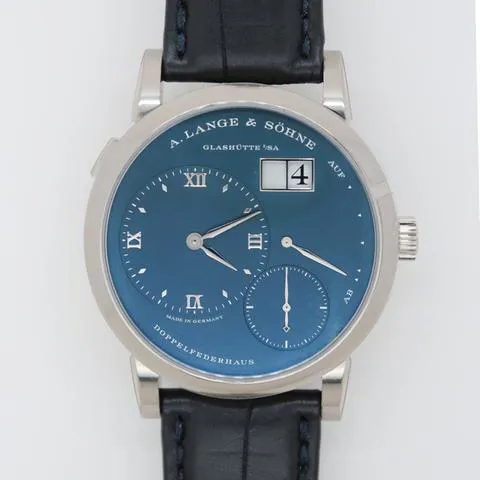 A. Lange & Söhne Lange 1 191.028 38.5mm White gold Blue