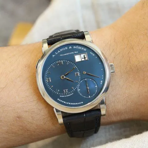 A. Lange & Söhne Lange 1 191.028 38.5mm White gold Blue 6