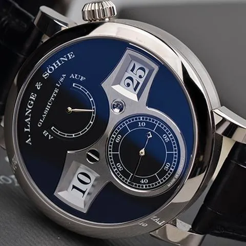 A. Lange & Söhne Lange Zeitwerk 140.029 42mm White gold Black