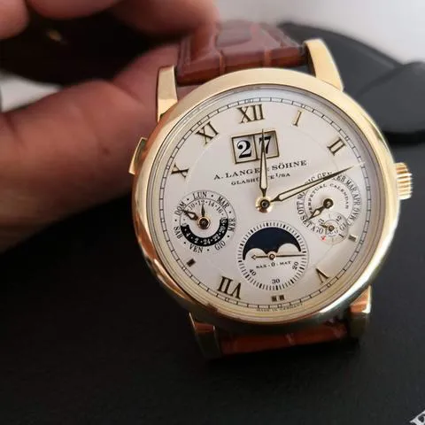 A. Lange & Söhne Langematik Perpetual 310.021 38.5mm Yellow gold Champagne