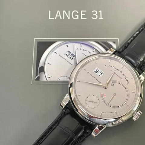 A. Lange & Söhne Saxonia 130.025F 45.9mm Platinum Silver