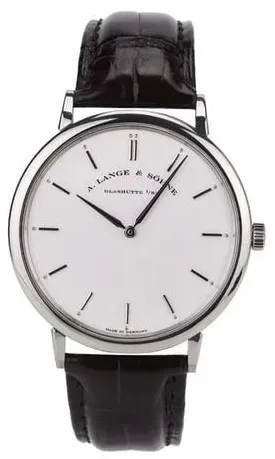 A. Lange & Söhne Saxonia 211.026 40mm White gold Silver