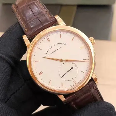 A. Lange & Söhne Saxonia 307.032 40.5mm Rose gold Silver