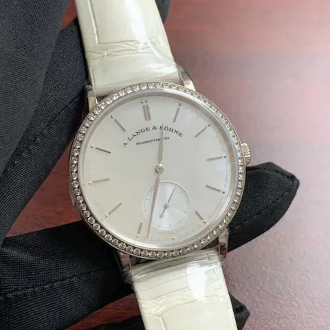 A. Lange & Söhne Saxonia 840.029 37mm White gold Mother-of-pearl