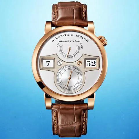 A. Lange & Söhne Zeitwerk 140.032 42mm Rose gold Silver