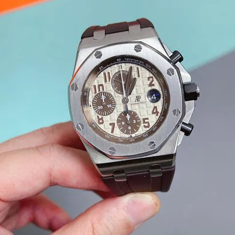 Audemars Piguet Royal Oak Offshore 26470ST.OO.A801CR.01 42mm Stainless steel Beige 1