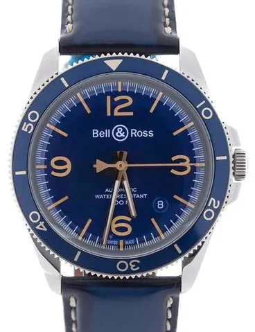 Bell & Ross BR V2 BRV292-BU-G-ST/SCA 41mm Stainless steel Blue