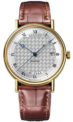 Breguet Classique 5177ba/12/9v6 38mm Yellow gold Silver