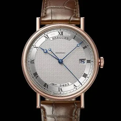 Breguet Classique 5177BR/15/9V6 38mm Rose gold Silver