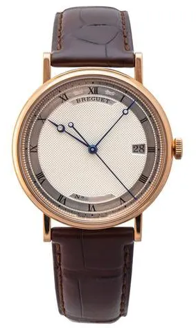 Breguet Classique 5177BR/15/9V6 38mm Rose gold Silver