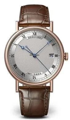 Breguet Classique 5177BR/15/9V6 38mm Rose gold Silver