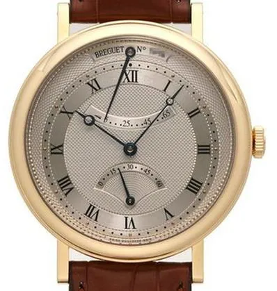 Breguet Classique 5207BA/12/9V6 39mm Yellow gold Silver