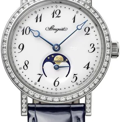 Breguet Classique 9088BB/29/964/DD0D 30mm White gold White