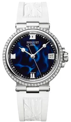 Breguet Marine 9518ST/E2/584/D000 34mm Stainless steel Blue