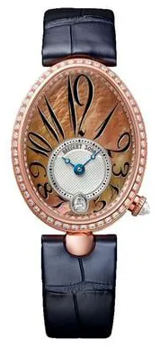 Breguet Reine de Naples 8918BR/5T/964 D00D 36.5mm Rose gold Beige