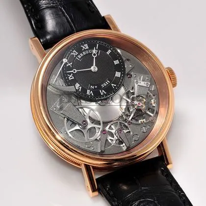 Breguet Tradition 7057br/g9/9w6 40mm Rose gold Black and Gray