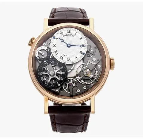 Breguet Tradition 7067BR/G1/9W6 40mm Rose gold Silver and Gray