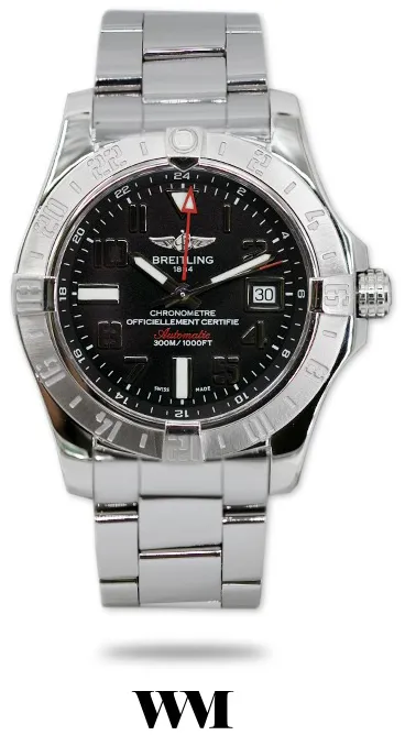 Breitling Avenger A32390 43mm Stainless steel Black