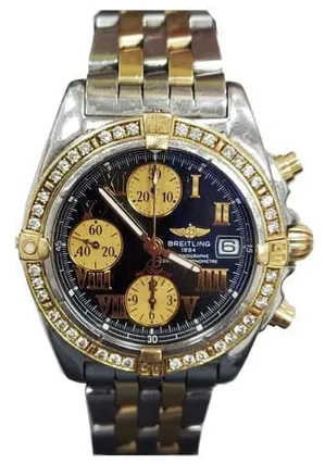 Breitling Cockpit C13358 40mm Yellow gold and stainless steel White
