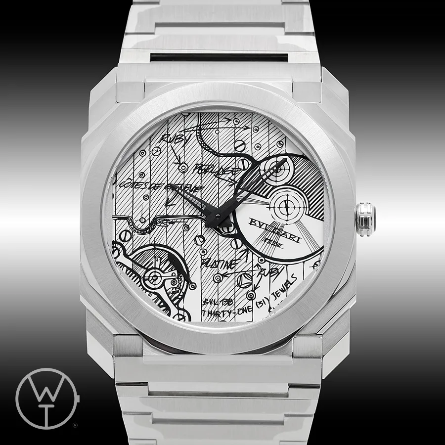 Bulgari Octo Finissimo 104163 40mm Stainless steel White