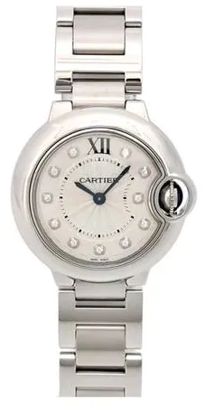 Cartier Ballon Bleu 28mm WE902073 28mm Stainless steel Silver