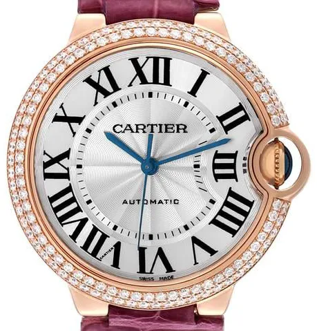 Cartier Ballon Bleu 36mm WE900551 36.5mm Rose gold White