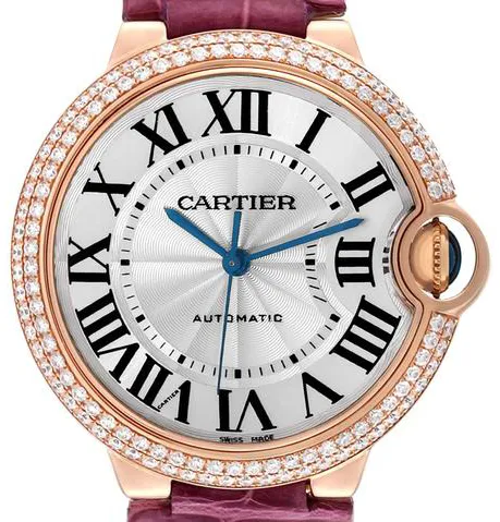 Cartier Ballon Bleu 36mm WE900551 36.5mm Rose gold White 3