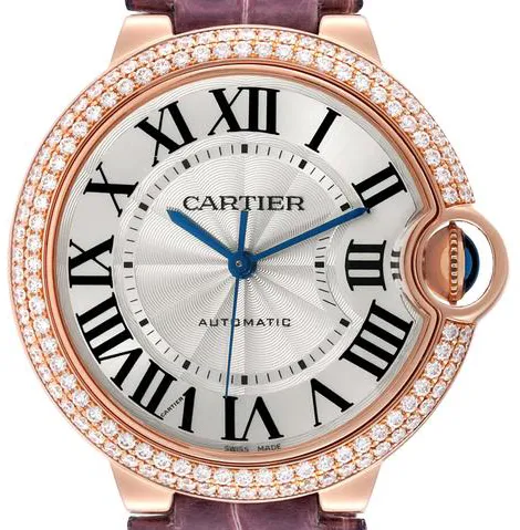 Cartier Ballon Bleu 36mm WE900551 36.5mm Rose gold White