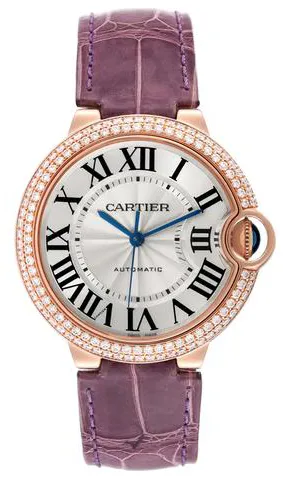 Cartier Ballon Bleu 36mm WE900551 36.5mm Rose gold White 7