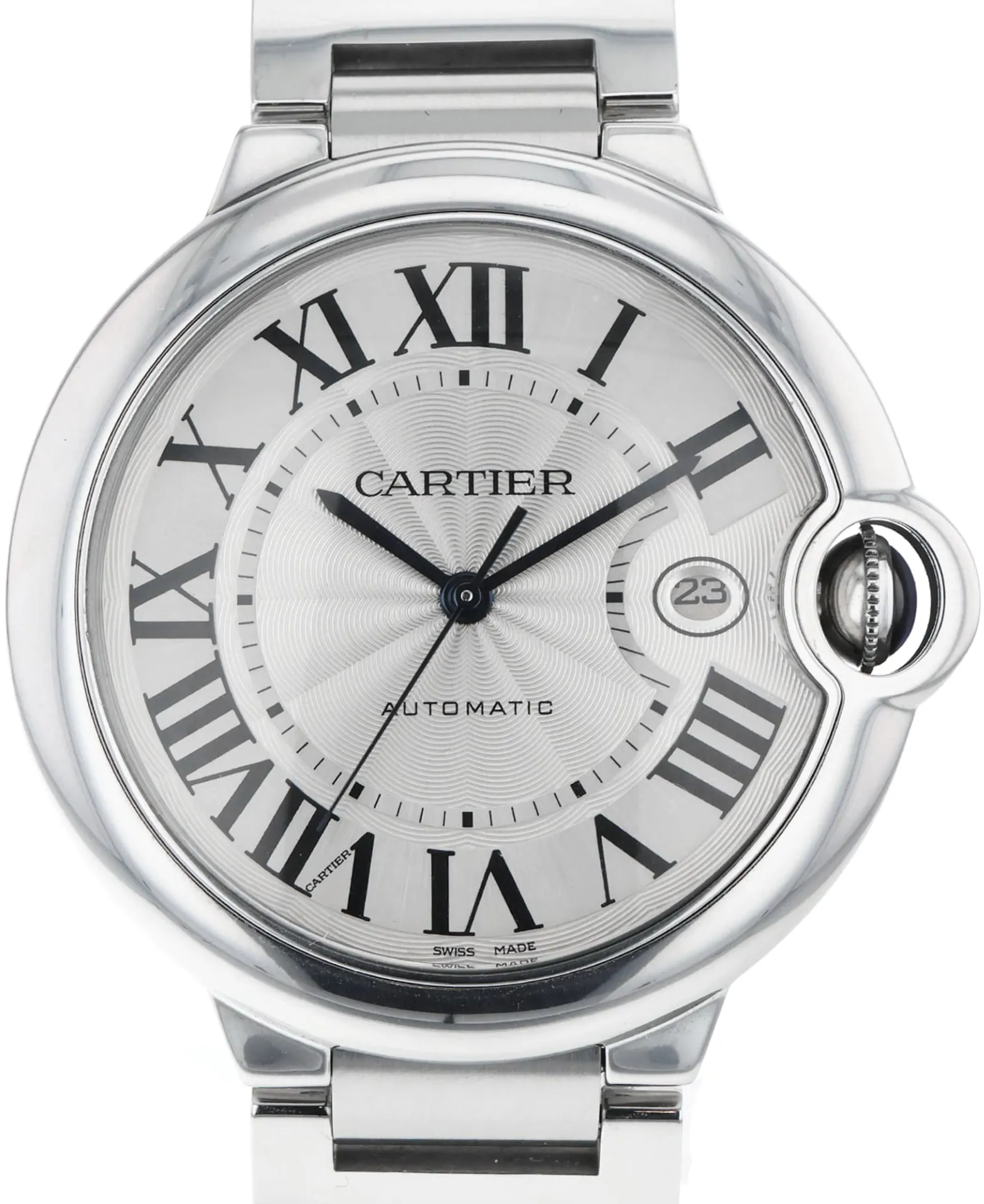 Cartier Ballon Bleu 42mm W69012Z4 42mm Stainless steel Silver